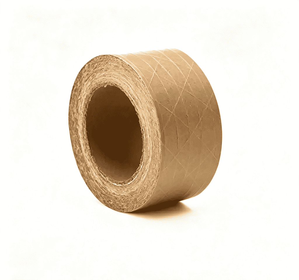  Fiberglass Reinforced Water Activated Kraft Paper Tape for Shipping Carton Sealing