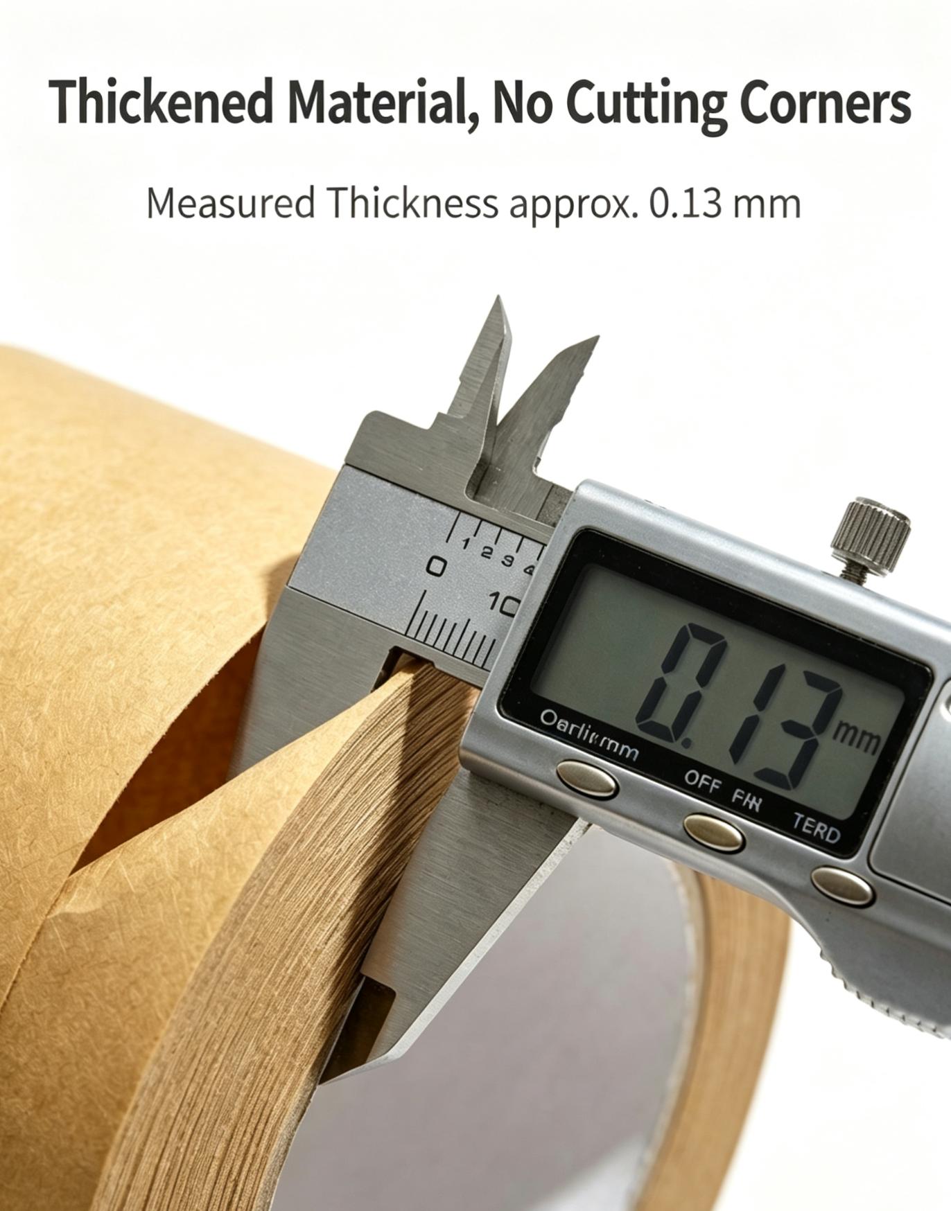 Hand‑Tear Eco‑Friendly Self Adhesive Writeable Brown Kraft Paper Tape
