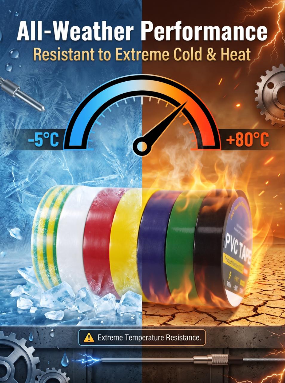 Flame‑retardant PVC Electrical Insulation Tape for Cable Excellent insulation