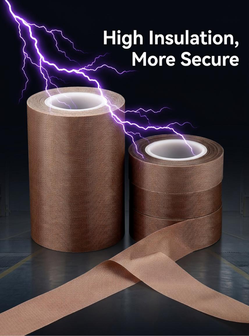 Industrial Machinery PTFE Teflon Heat Resistant Insulating High‑Temperature Adhesive Tape
