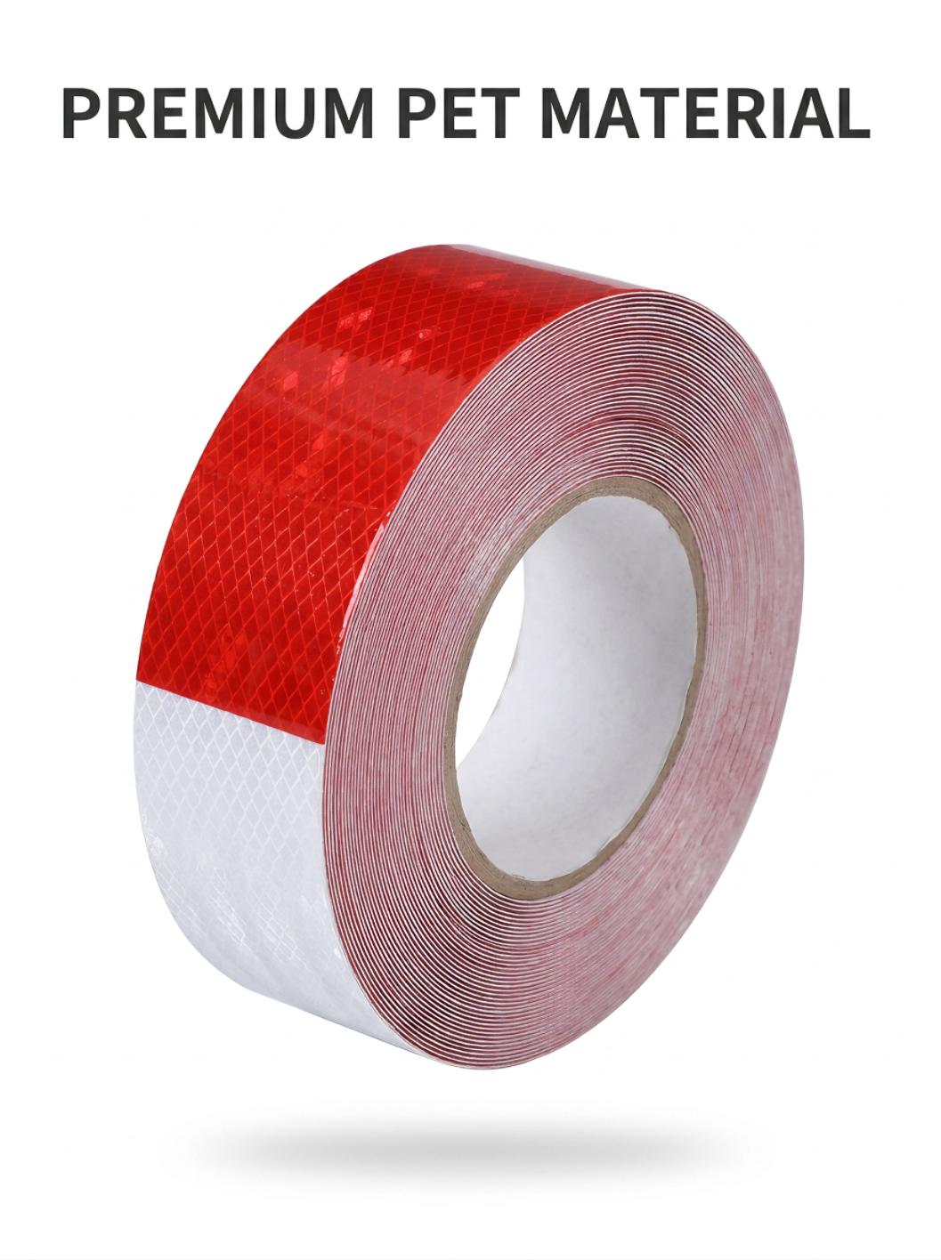  PET Reflective Film Tape Waterproof Durable Safety Warning Reflective Sticker Tape