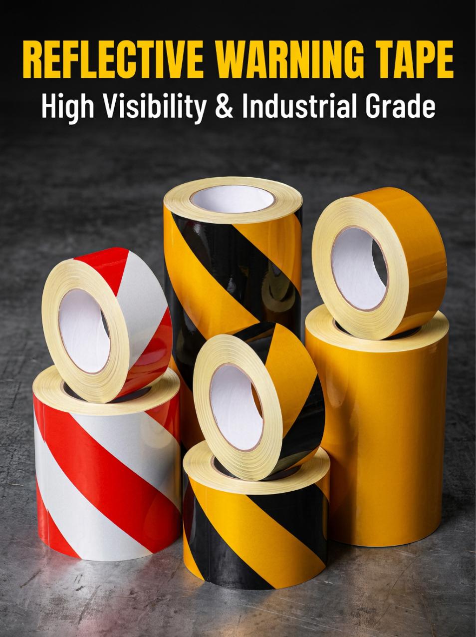  High Intensity Self Adhesive Waterproof PET Glass Microsphere Reflective Tape 
