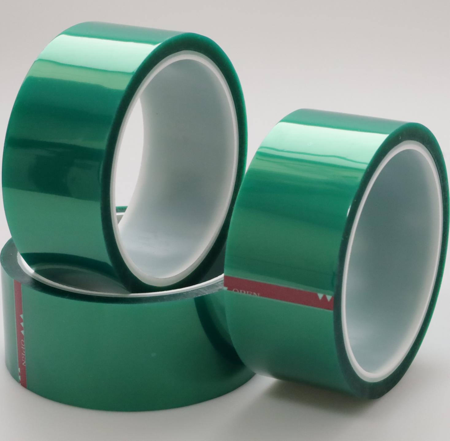 High‑Temperature Residue‑Free Green PET Silicone Tape for Electronics & Metal Surface Processing